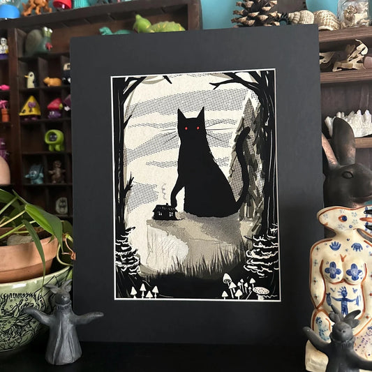 Cath Palug Folklore Giclée Print