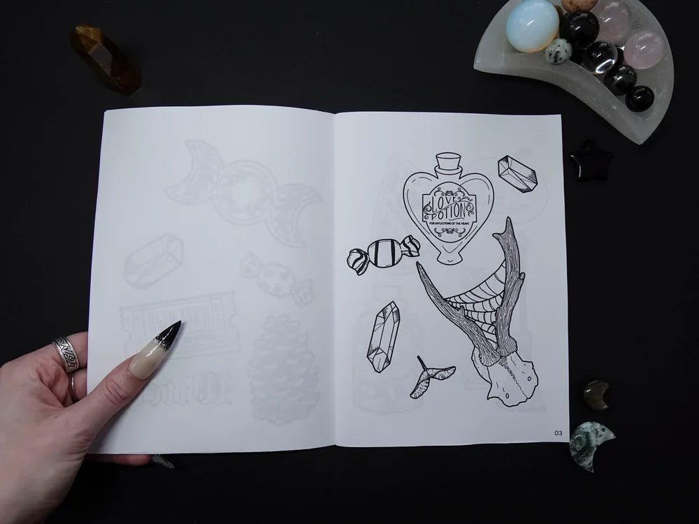 Spellbinding Colouring Book