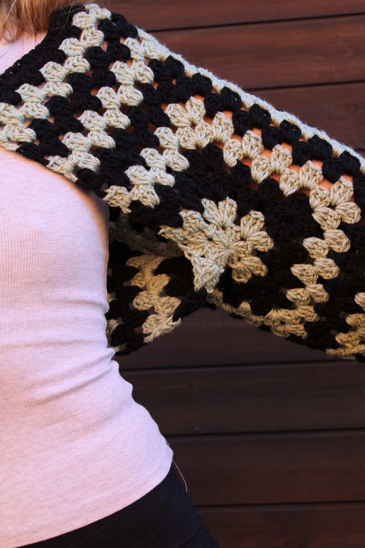 Cropped Crochet Cardigan