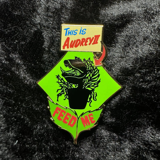 Feed Me Villain Hard Enamel Pin