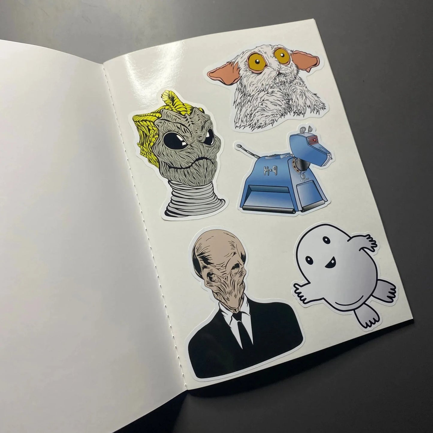 Ghost Dog Reusable Sticker Book