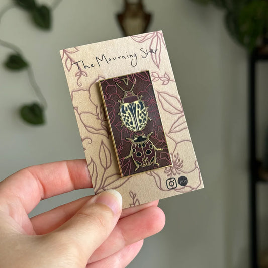 Beetle Entomology Enamel Pin