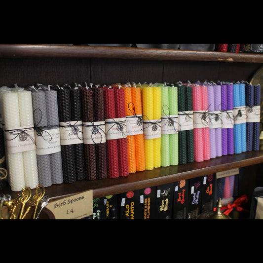 6 Inch Beeswax Spell Candles