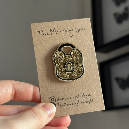 Remembrance Padlock Enamel Pin