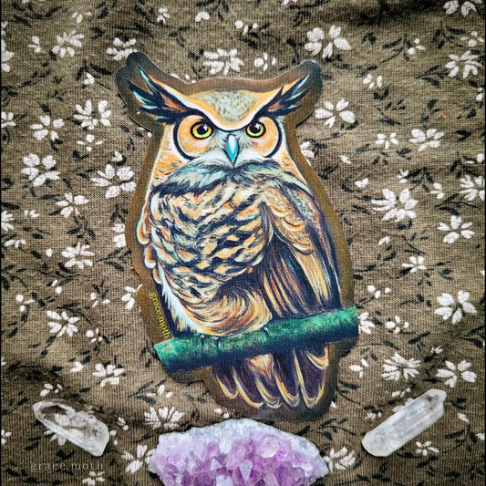 Great Horned Owl - Vinyl Sticker