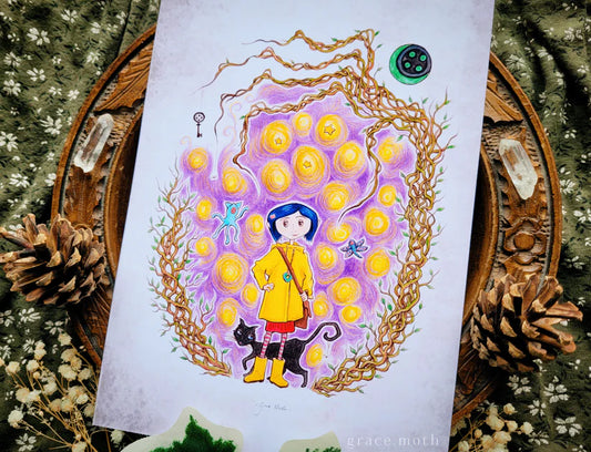 Coraline Scene - A5 Art Print