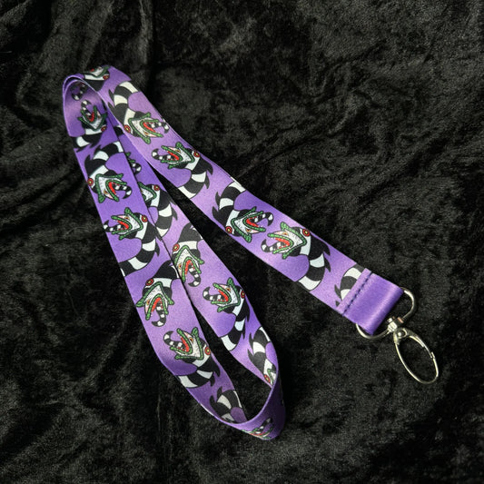 Sandworm Purple Lanyard