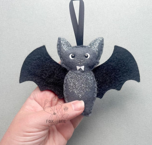 Open Wing Bat - Felt Decoration