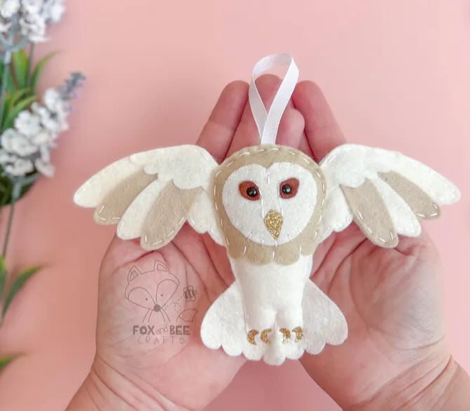 Barn Owl - Felt Decoration