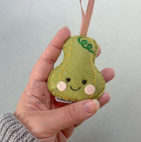 Mini Green Gourd - Felt Decoration