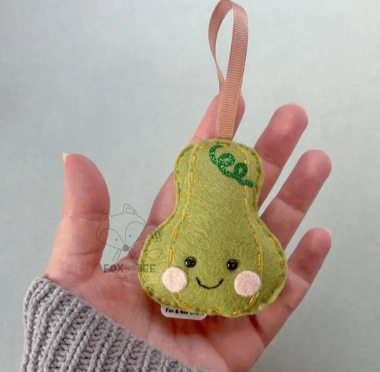 Mini Green Gourd - Felt Decoration