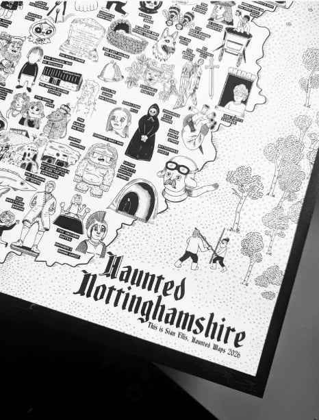 Haunted Nottinghamshire Map of Folklore, Ghost Stories and Curious Sites