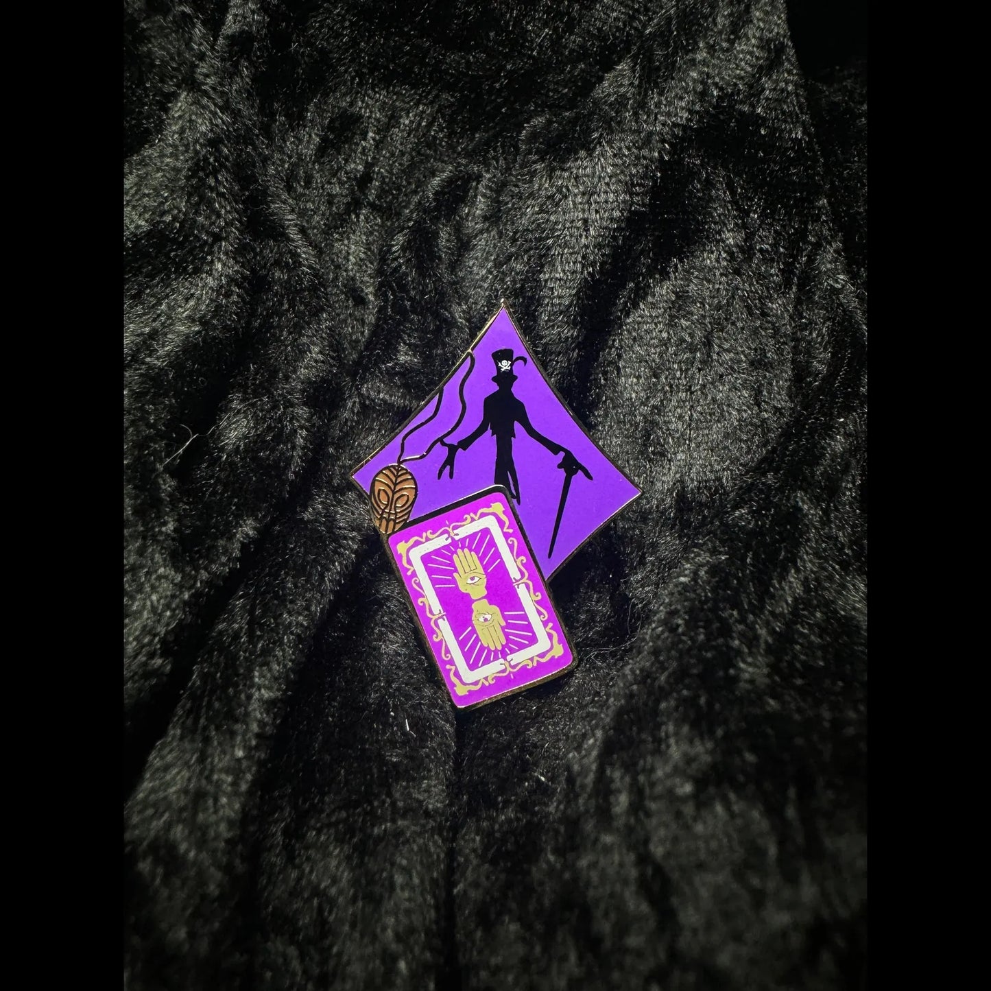 Shadow Man Villain Hard Enamel Pin