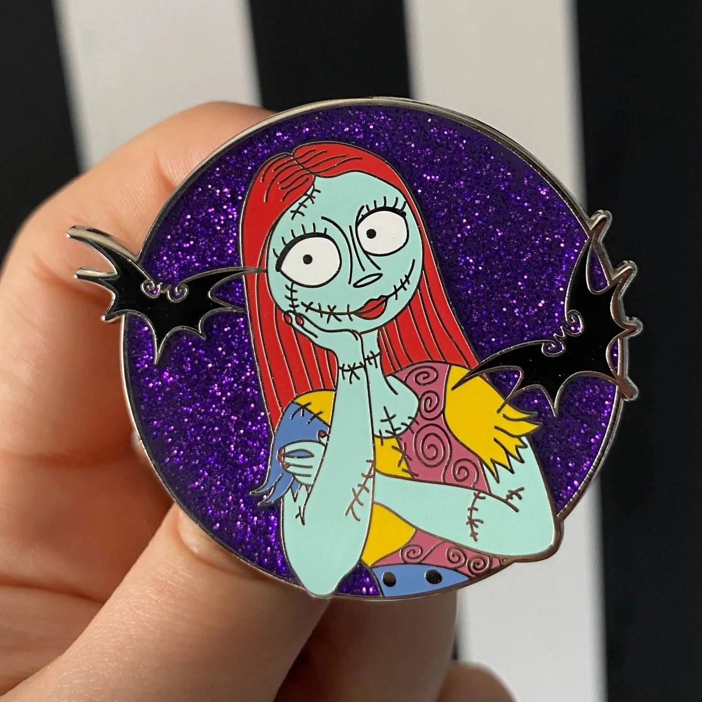 Ragdoll Hard Enamel Glitter Pin