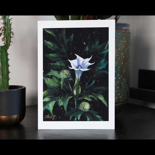 Artist Liva - Jimsonweed Mini Print