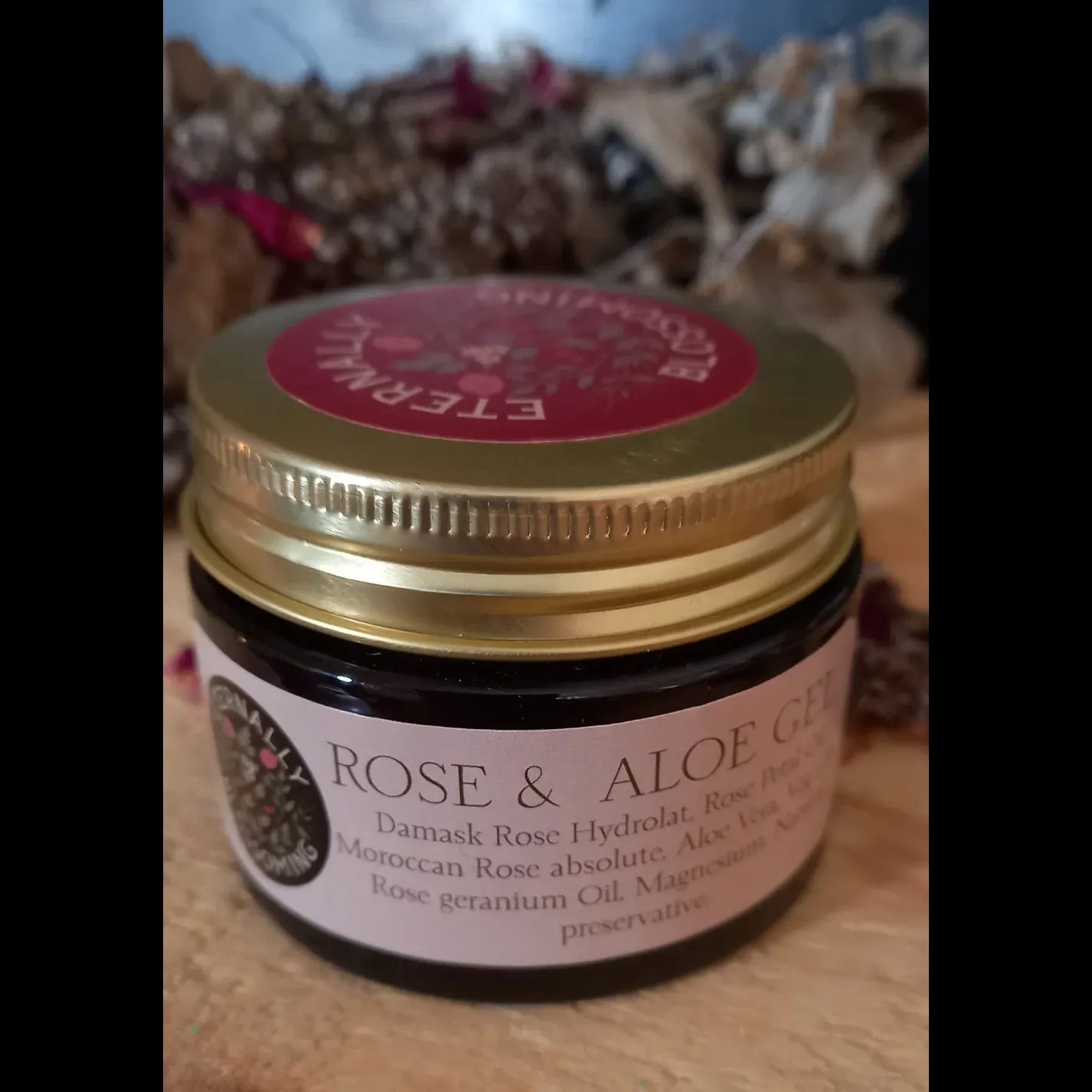 Luxury Rose Hydrating Face Cream Serum with Aloe Gel