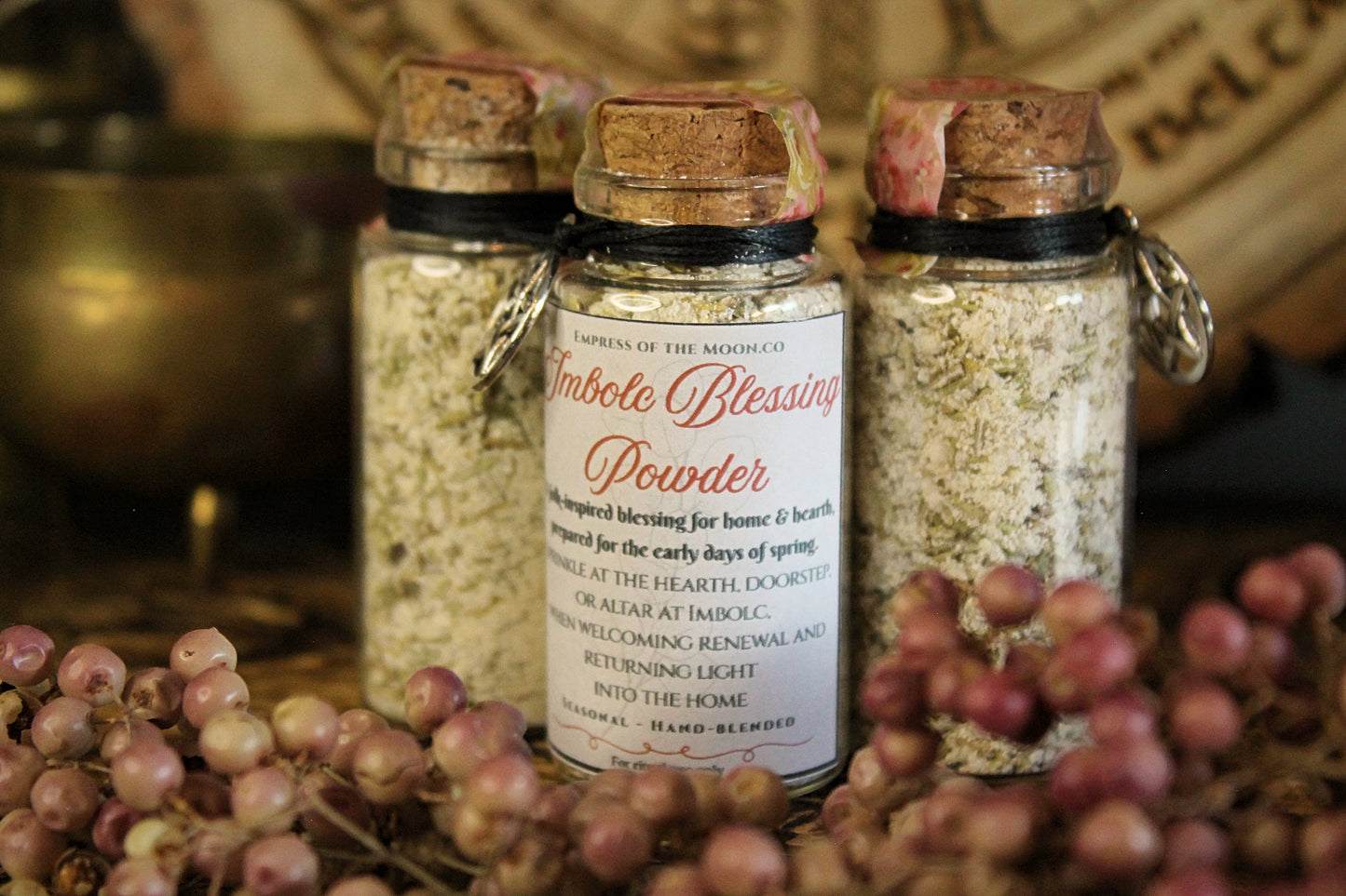 Imbolc Blessing Powder - Brigid Ritual Powder, Spring Renewal, Hearth & Home