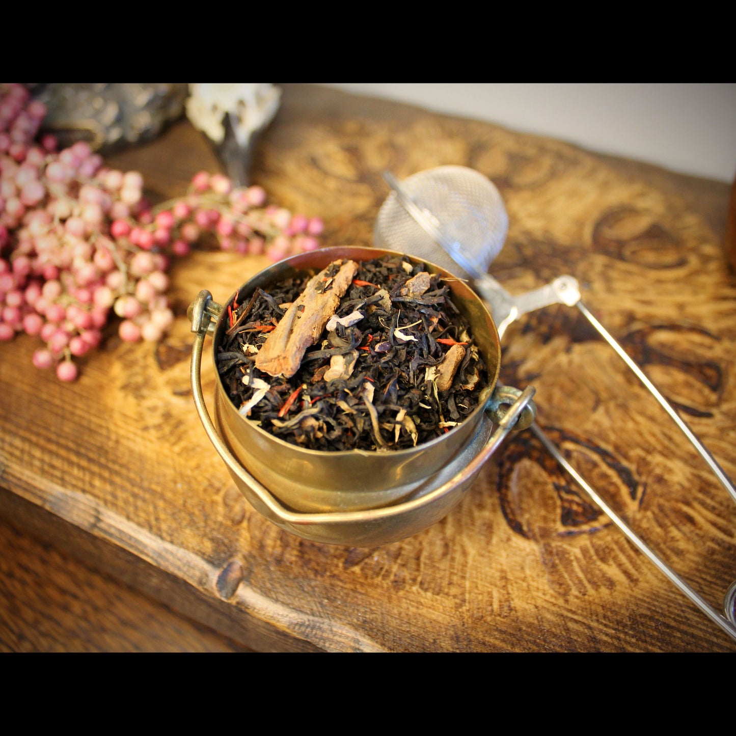 Hallowed Hearth - Black Spiced Tea: Cinnamon, Cocoa, Star Anise 30g