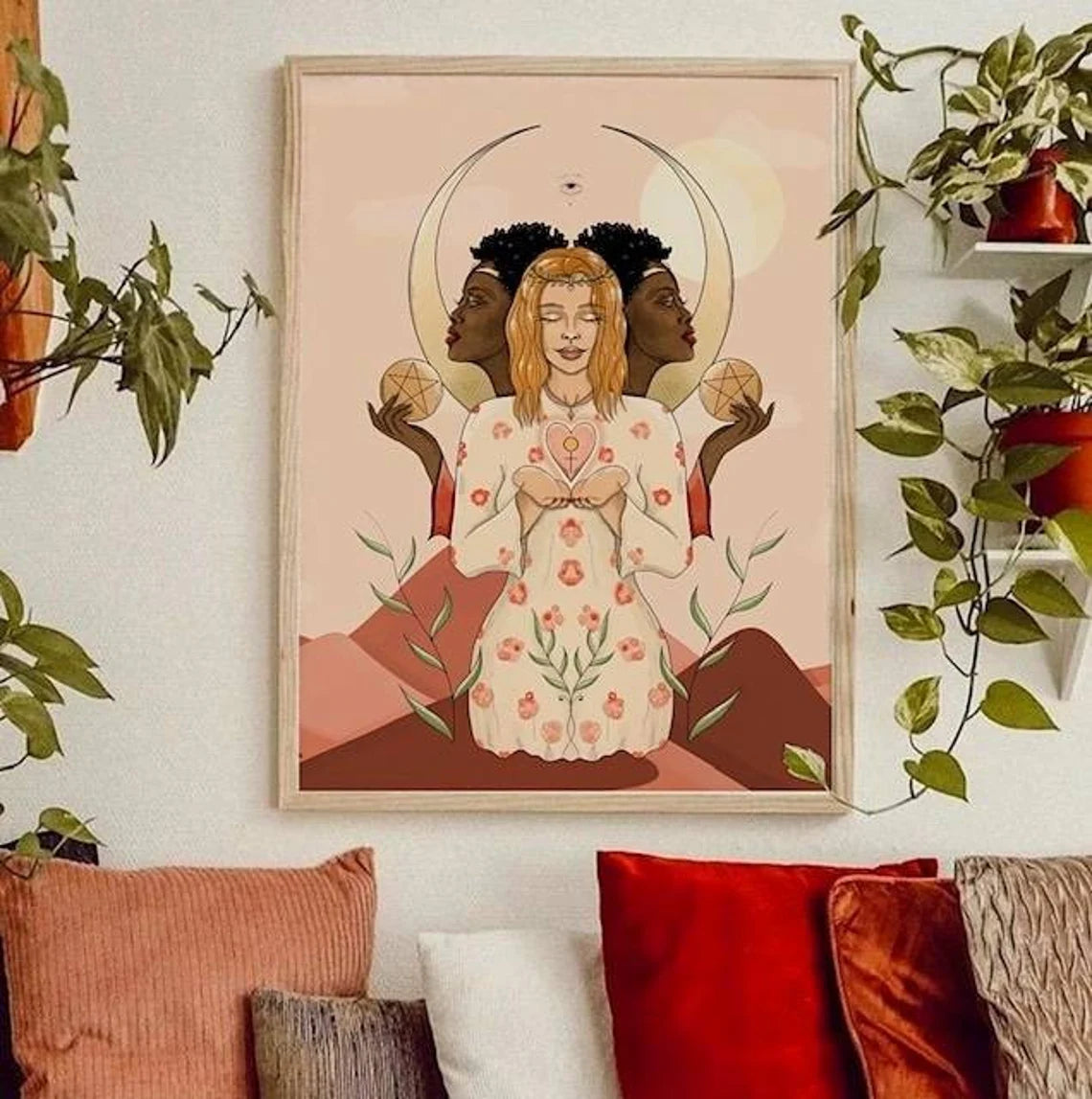 Nurture Goddess Art - A4 Print