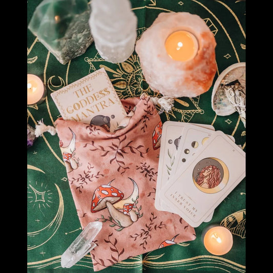 Mushroom Tarot Card Bags