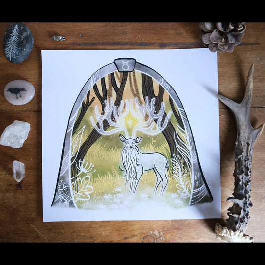 Guardian Of The Forest Art Print