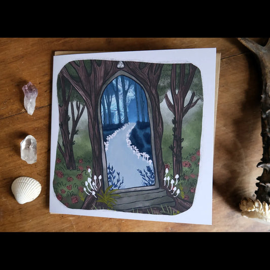 Faerie Portal Gateway Greetings Card