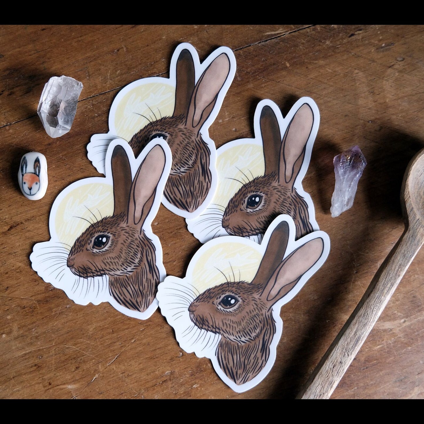 Trust The Path Unseen Rabbit Sticker