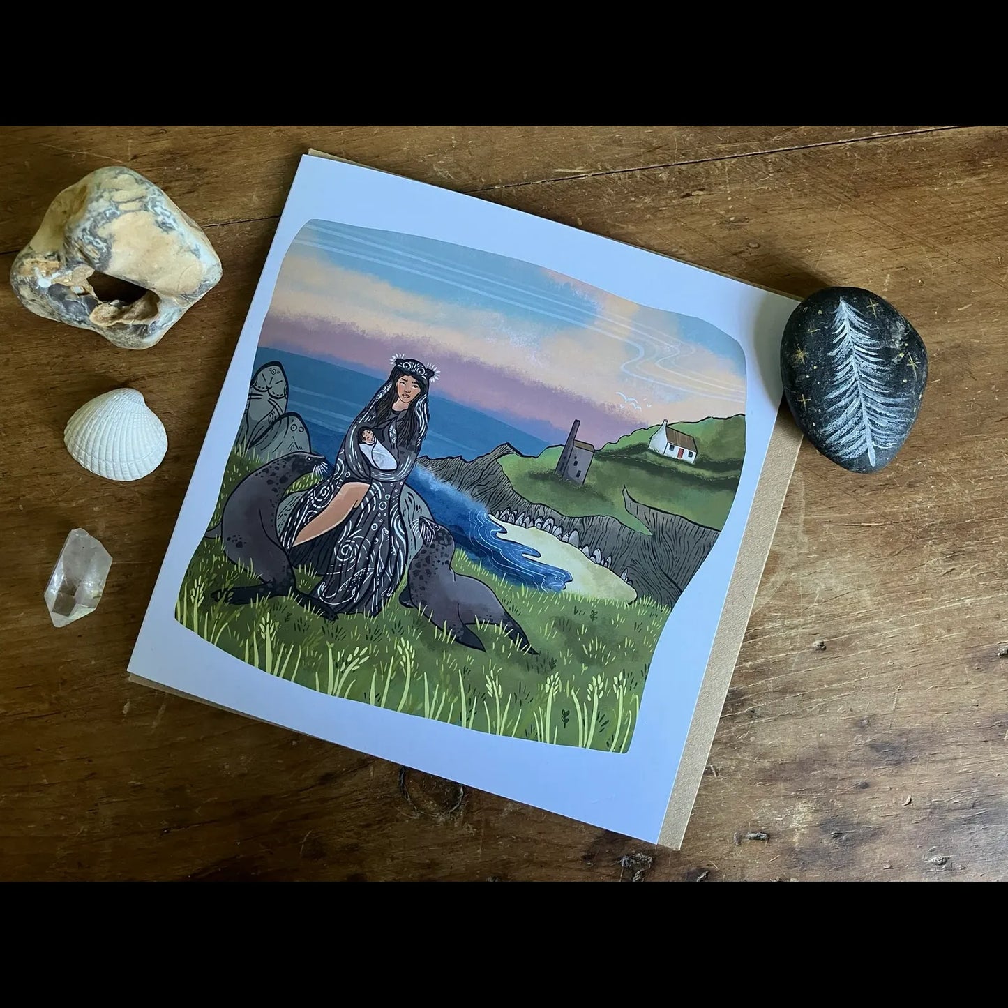 Selkie Greetings Card