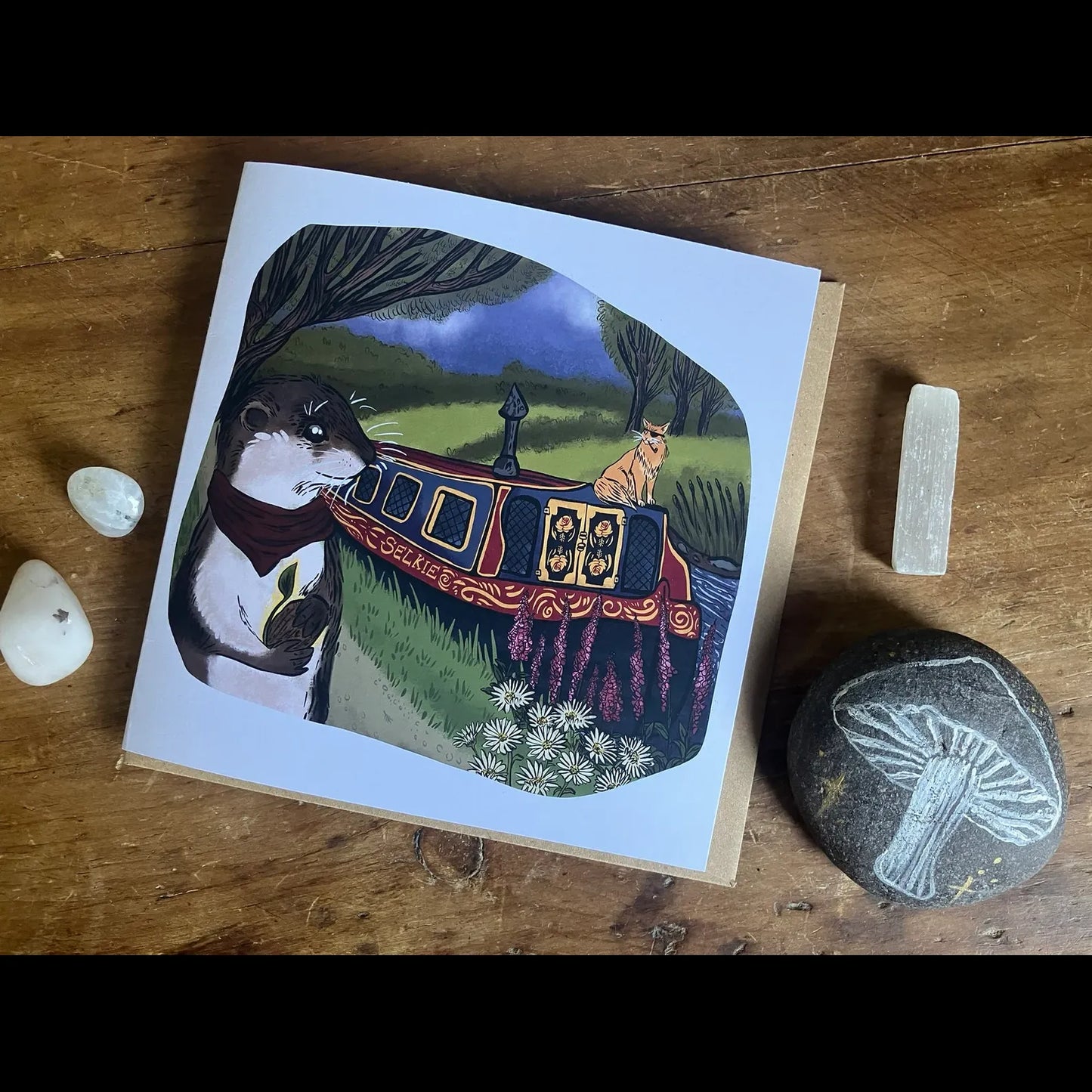 Oskar Finds A Magical Seed Greetings Card