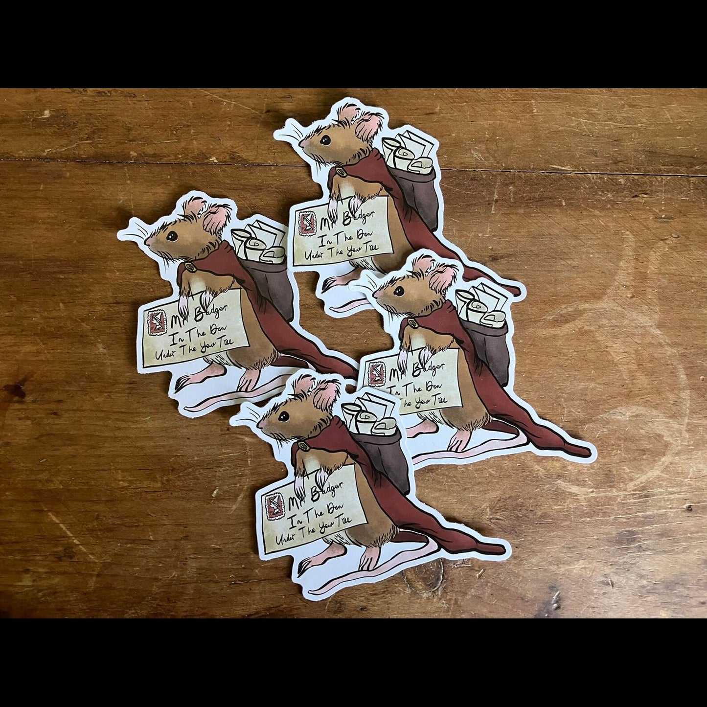 Postmeester Mouse Sticker