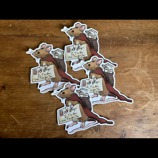 Postmeester Mouse Sticker