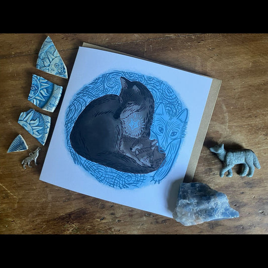 Ancestor Protect Us Greetings Card