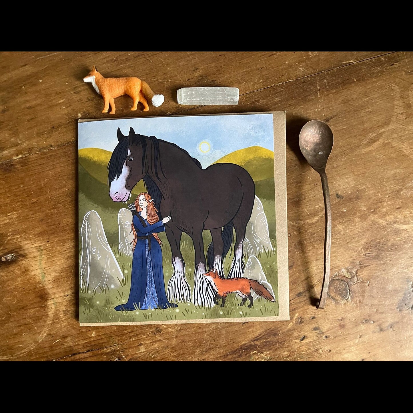 Friendship in the Stones Greetings Card