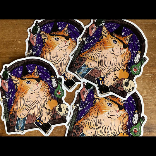 Cat Fortune Teller Sticker