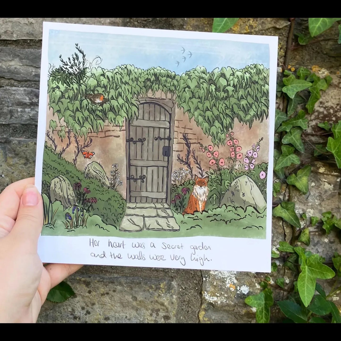 The Secret Garden 8x8" Print