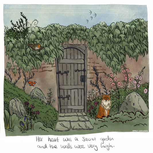 The Secret Garden 8x8" Print