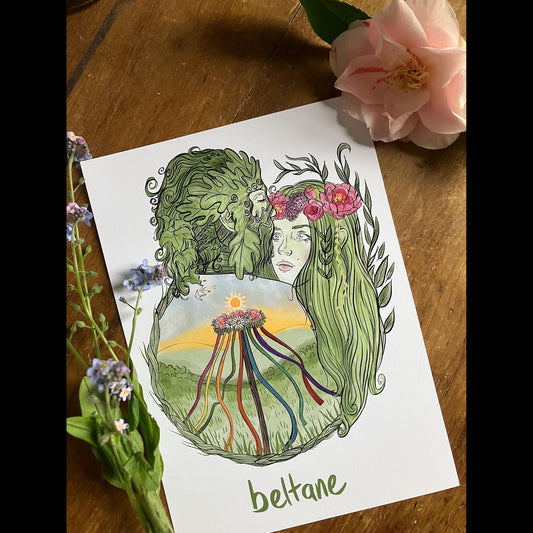 Beltane Altar Card