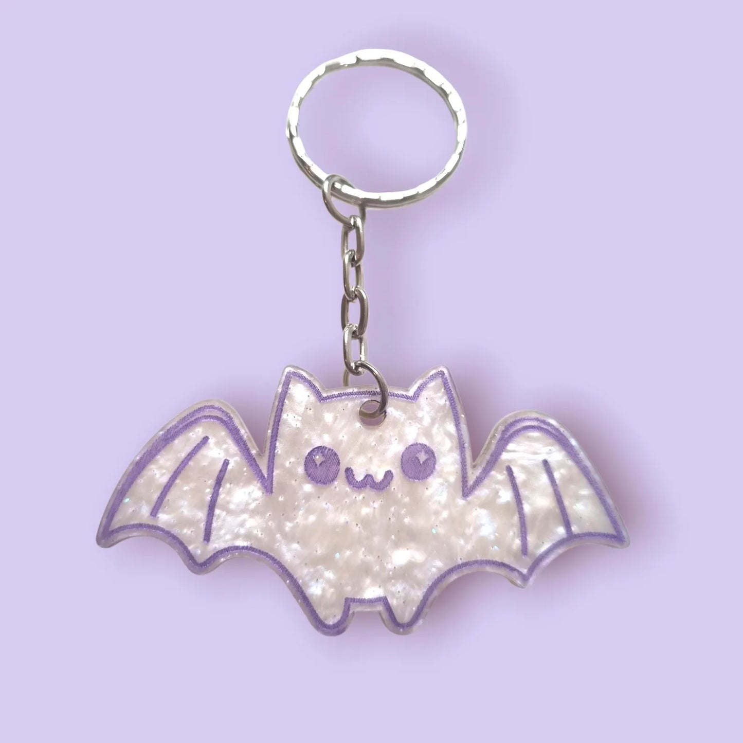 Bat Charm Keyring