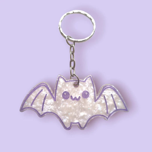 Bat Charm Keyring
