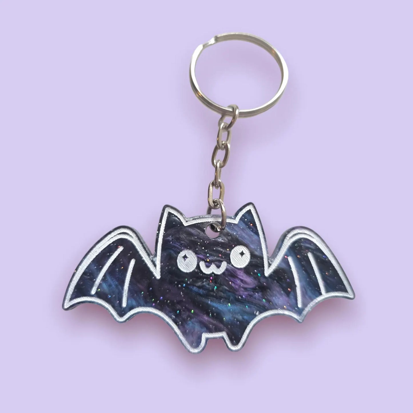 Bat Charm Keyring