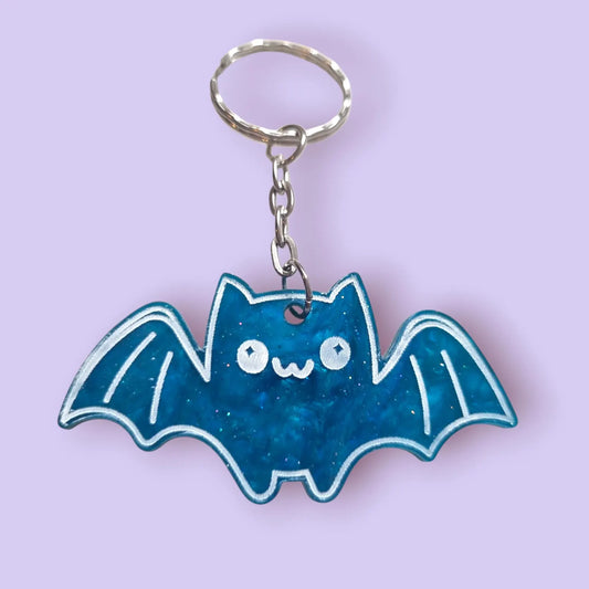 Bat Charm Keyring