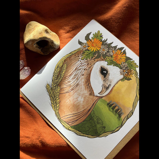 Summer Crown Greetings Card