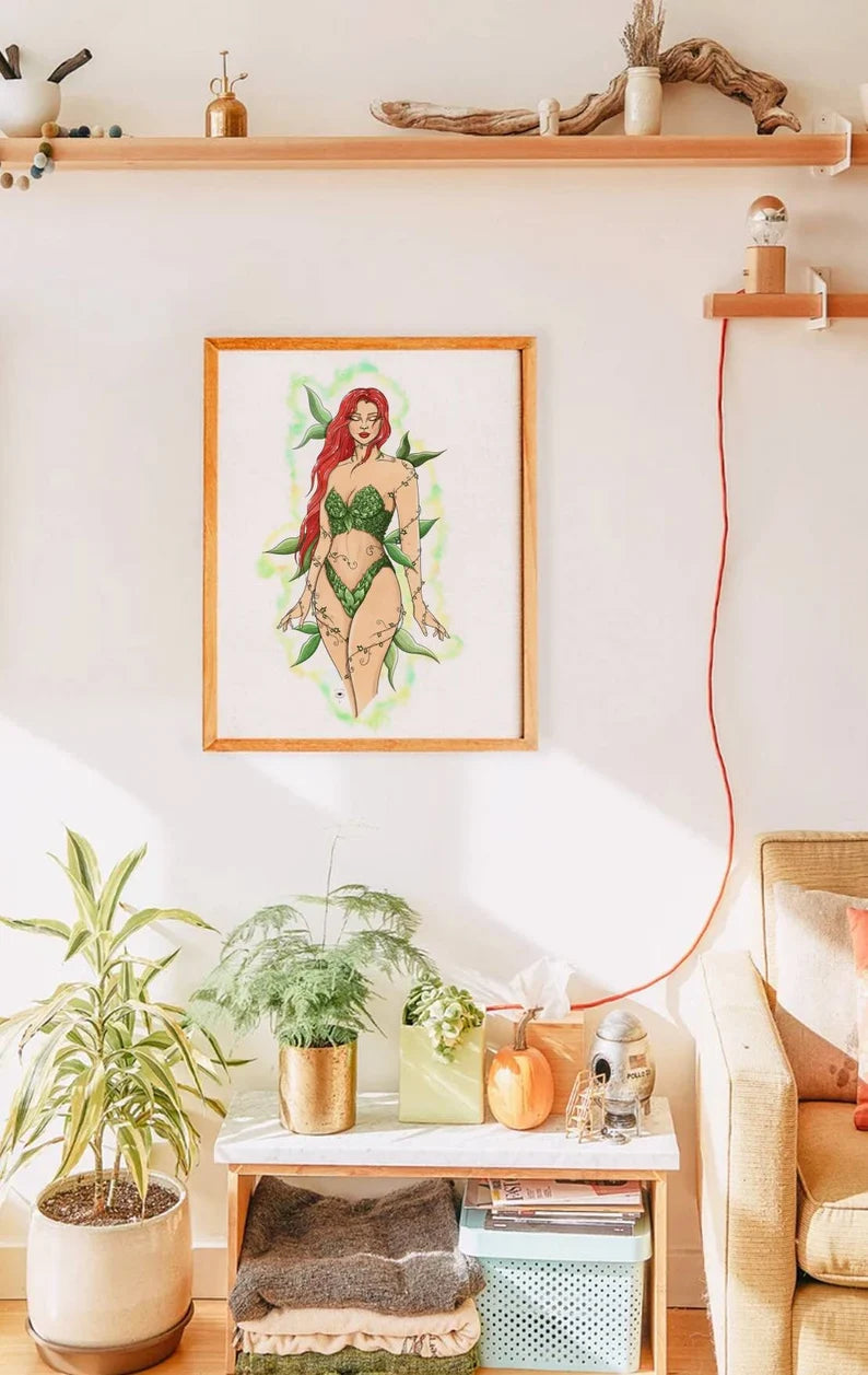 Poison Ivy Art - A4 Print