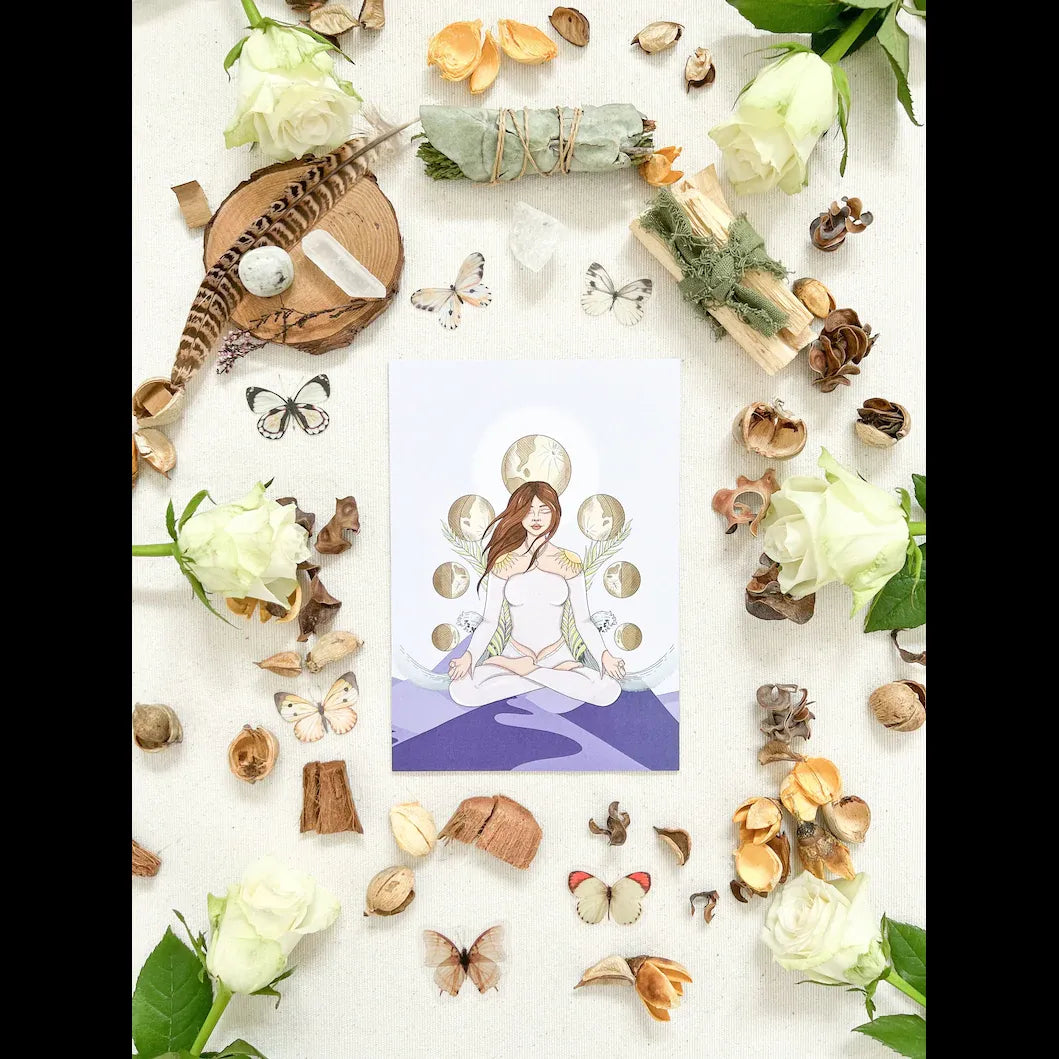 Goddess of the Moon Art - A4 Print