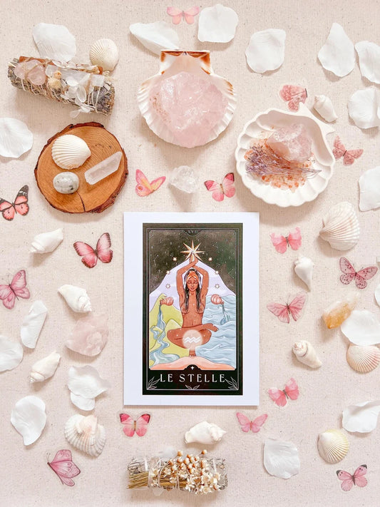 The Star Tarot Card Art - A4 Print