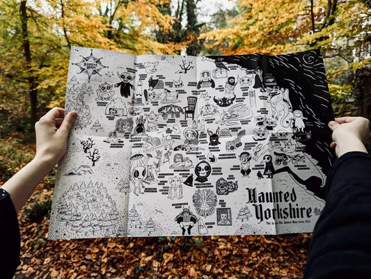 Haunted Yorkshire Map Of Folklore - Ghost Stories & Curious Sites
