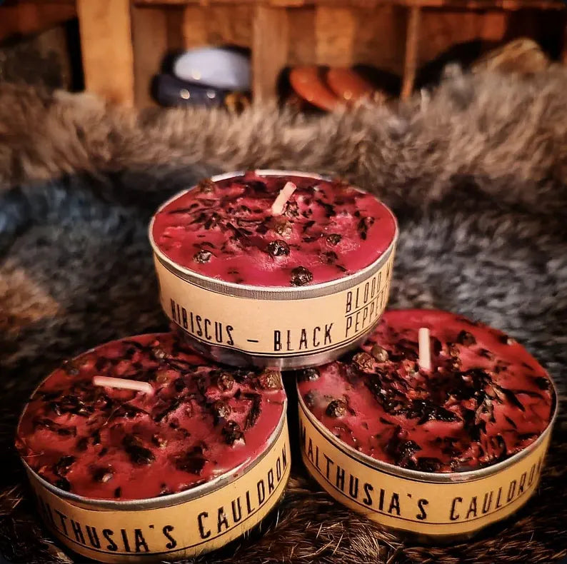 Blood Magic Spell Candle