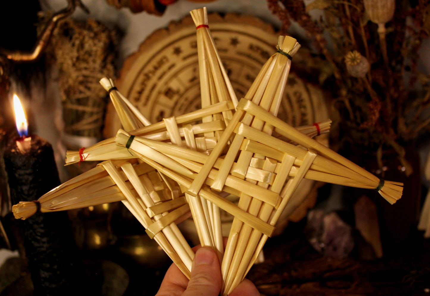 Handmade Brigid's Cross, Irish Home Protection, Imbolc Goddess