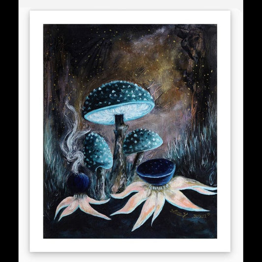 Nocturnal – Hand-Embellished Print