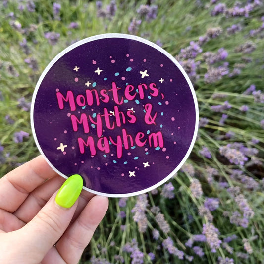 Monsters, Myths And Mayhem Sticker